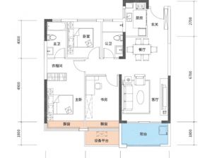 郴州苏仙区江山天著为您提供A户型鉴赏