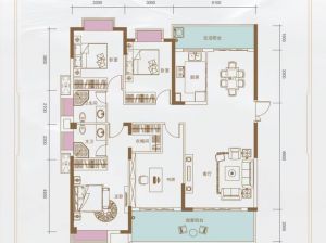 岳阳-湘阴东湖中央广场为您提供A1户型鉴赏