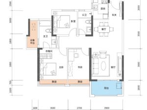 郴州苏仙区江山天著为您提供B户型鉴赏