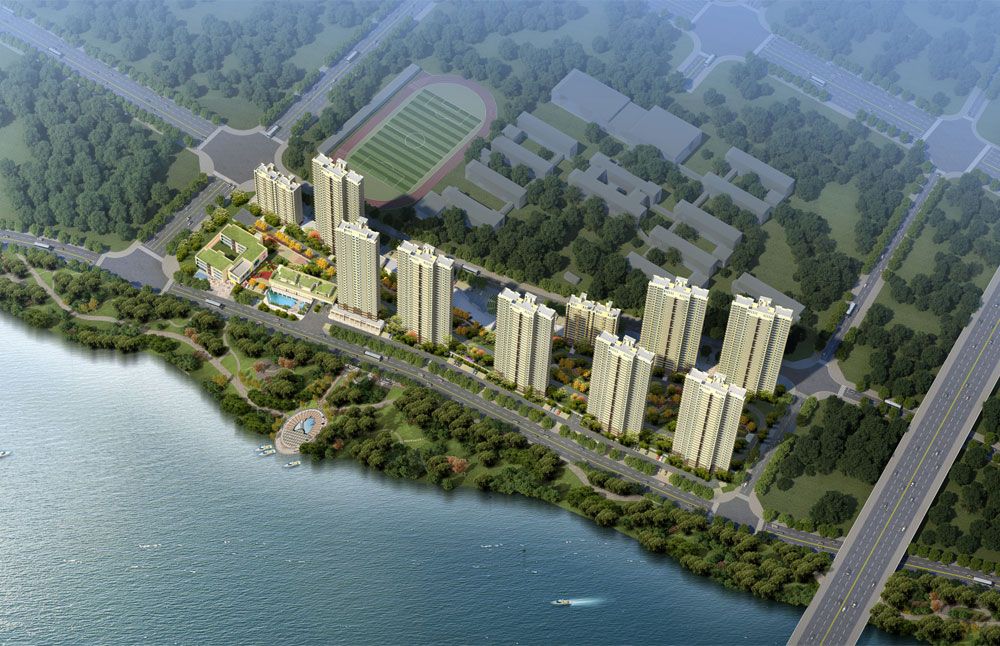 碧桂园十里江湾项目位于常德市石门县黄金路和刘家坪路交汇处（湘佳永兴学校正对面）