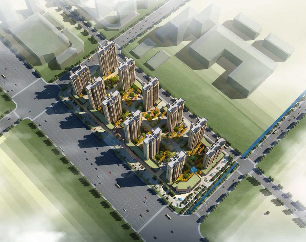 国府大院项目位于安乡县安乡大道与潺陵路交汇处（人民医院旁）