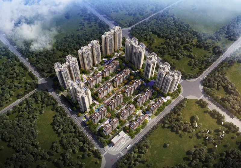 阳光首府项目位于桃源县高新区漳江北路与兴旺路交汇处