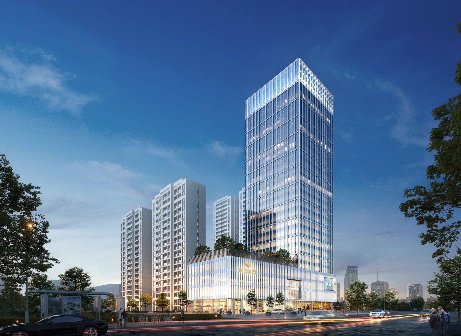 曙光铂悦项目位于安福公路与创业大道（临岗公路）交汇处