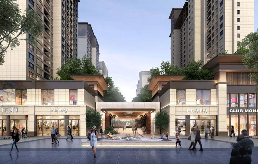 金色瑞城项目位于临澧安福镇九龙路