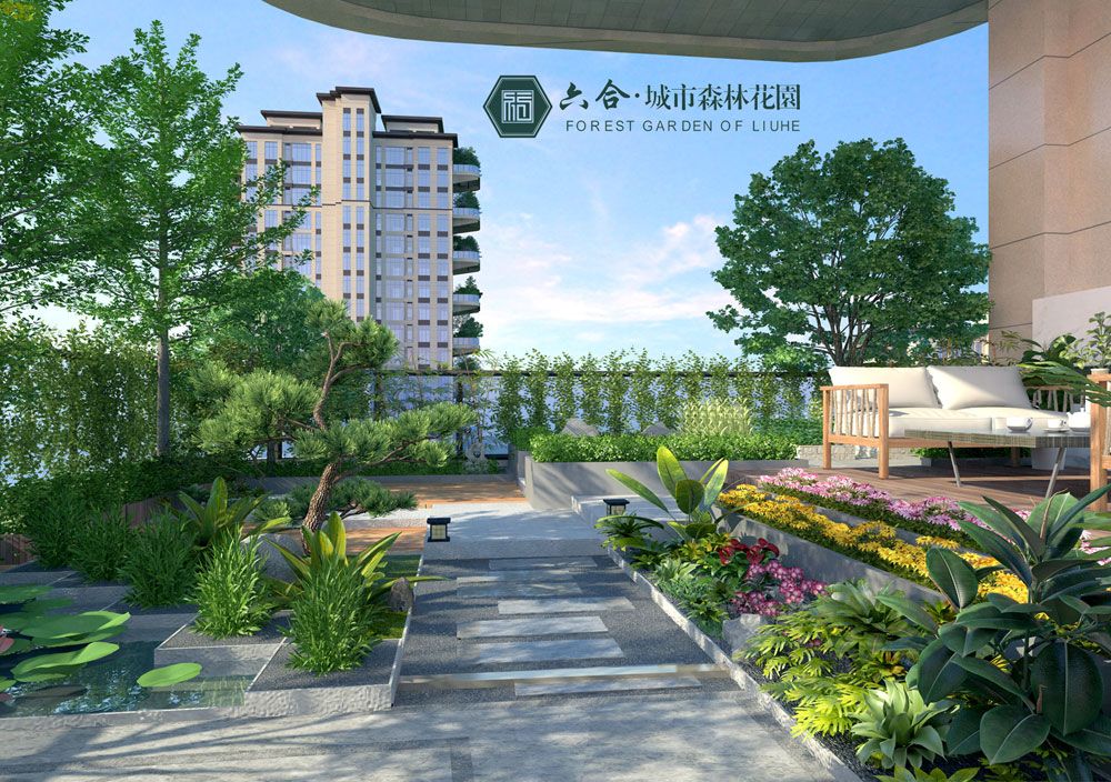 六合城市森林花园项目位于澧县汽车总站对面