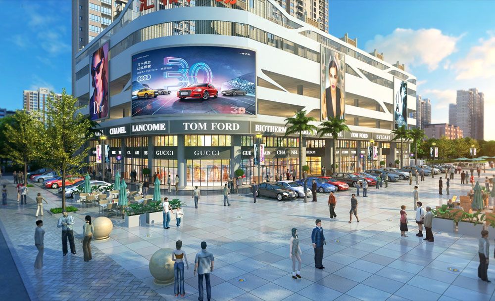 汇和广场项目位于澧县津澧大道东段体育中心斜对面（原永安汽车城）