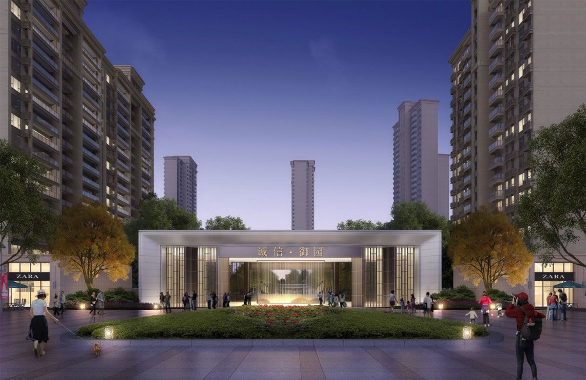 诚信御园项目位于澧县银谷国际实验学校往北约700米处