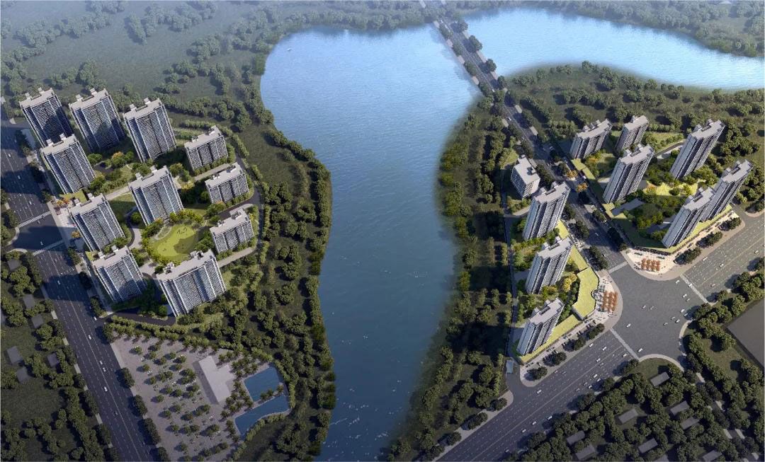 御湖半岛项目位于常德柳叶大道与柳叶湖路交汇处