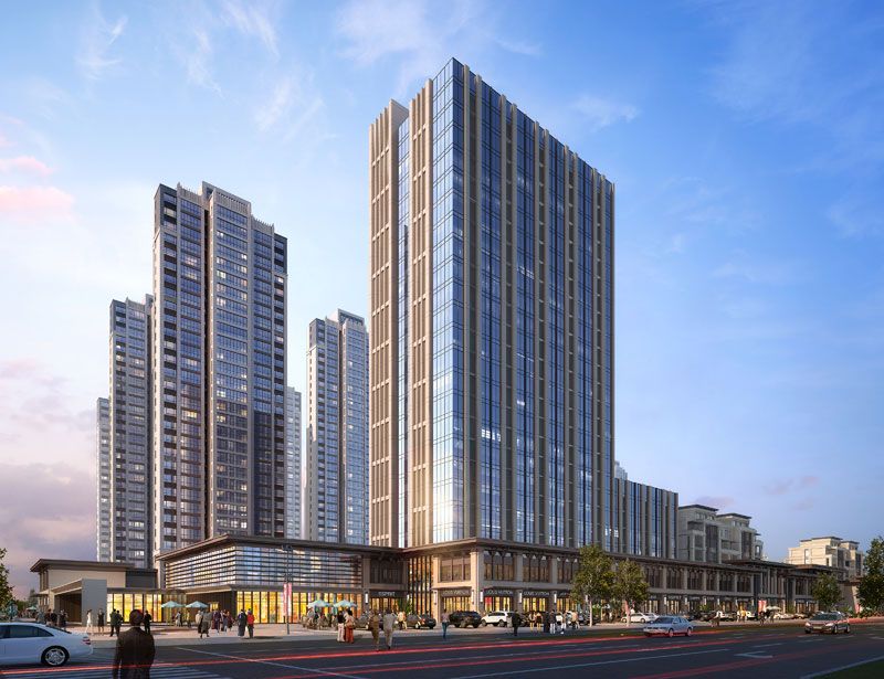 武陵府项目位于常德北部新城市民之家北侧