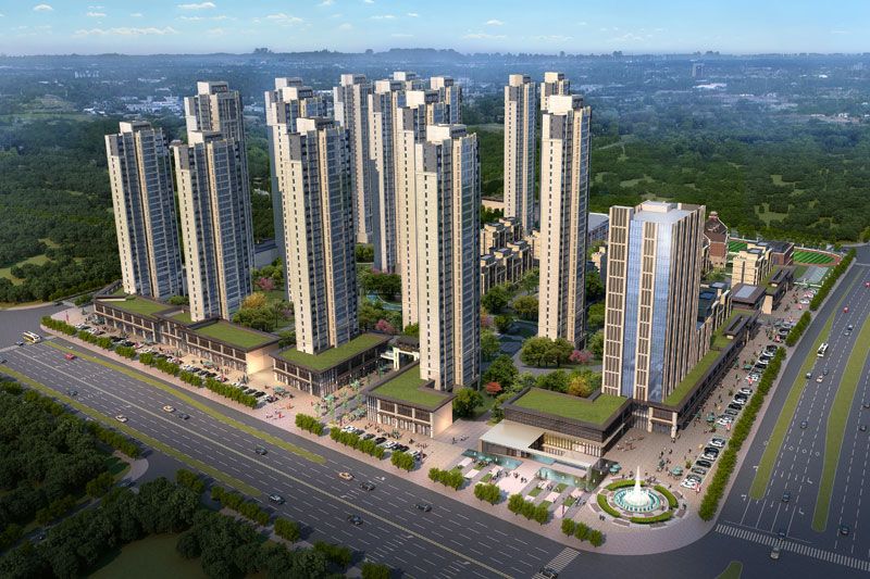 武陵府项目位于常德北部新城市民之家北侧