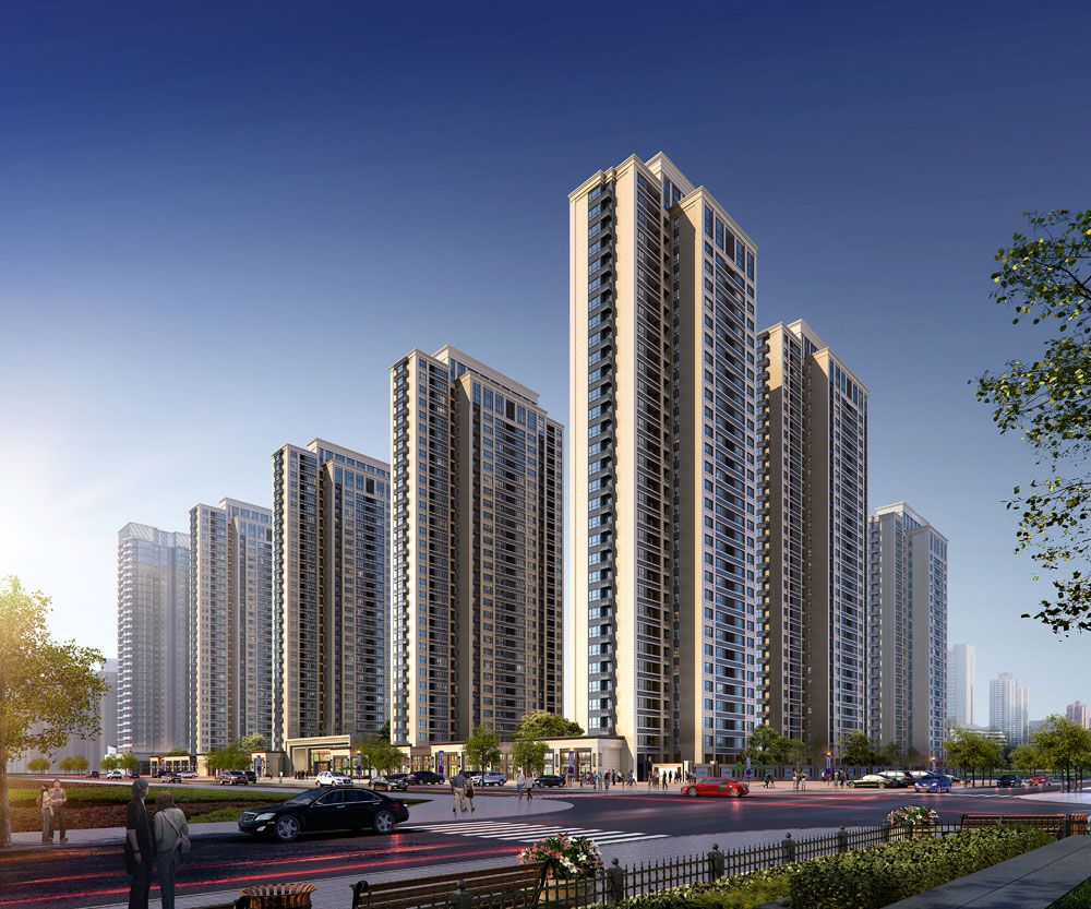 天润汇景公园项目位于常德市武陵区洞庭大道与常德大道交汇处西南角