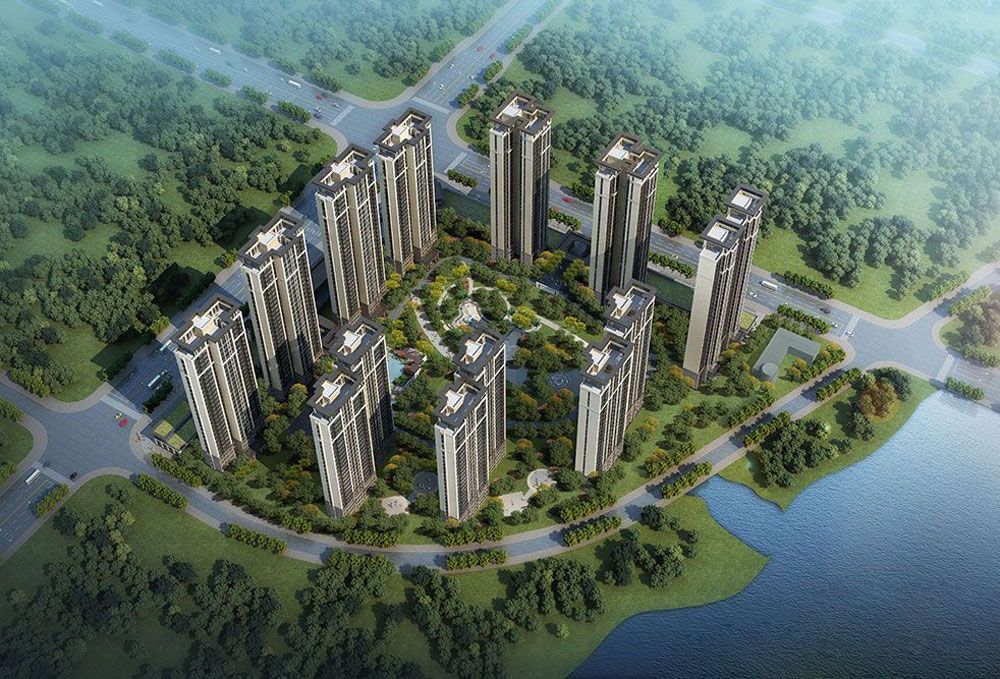 丽景湾项目位于常德市武陵区紫菱路与青杨路交会处