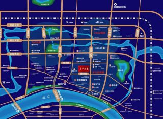 常德武陵区武陵中央广场为您提供该项目区位图欣赏