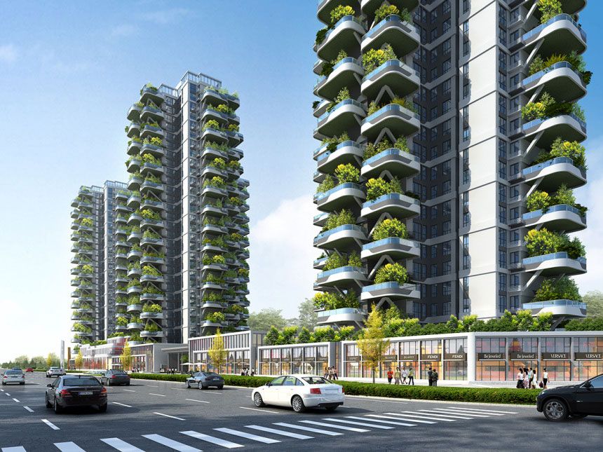 金盘云中樾项目位于常德市武陵区桃花源路与花林路交汇处