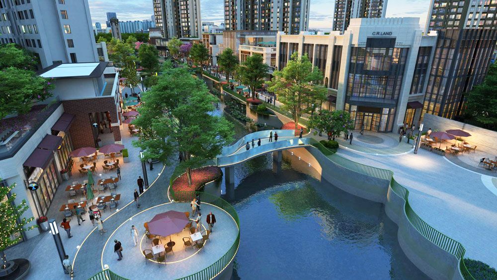 汇景中央广场项目位于常德市武陵区芙蓉路与柳叶大道交汇处