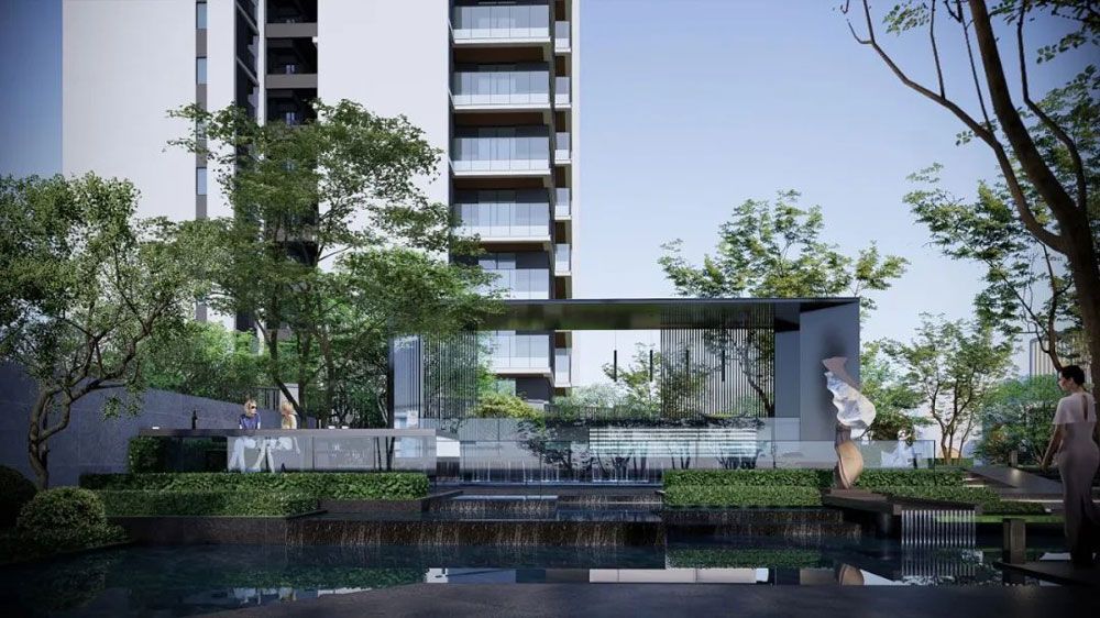 华政紫樾台项目位于常德市洞庭大道与紫缘路交汇处