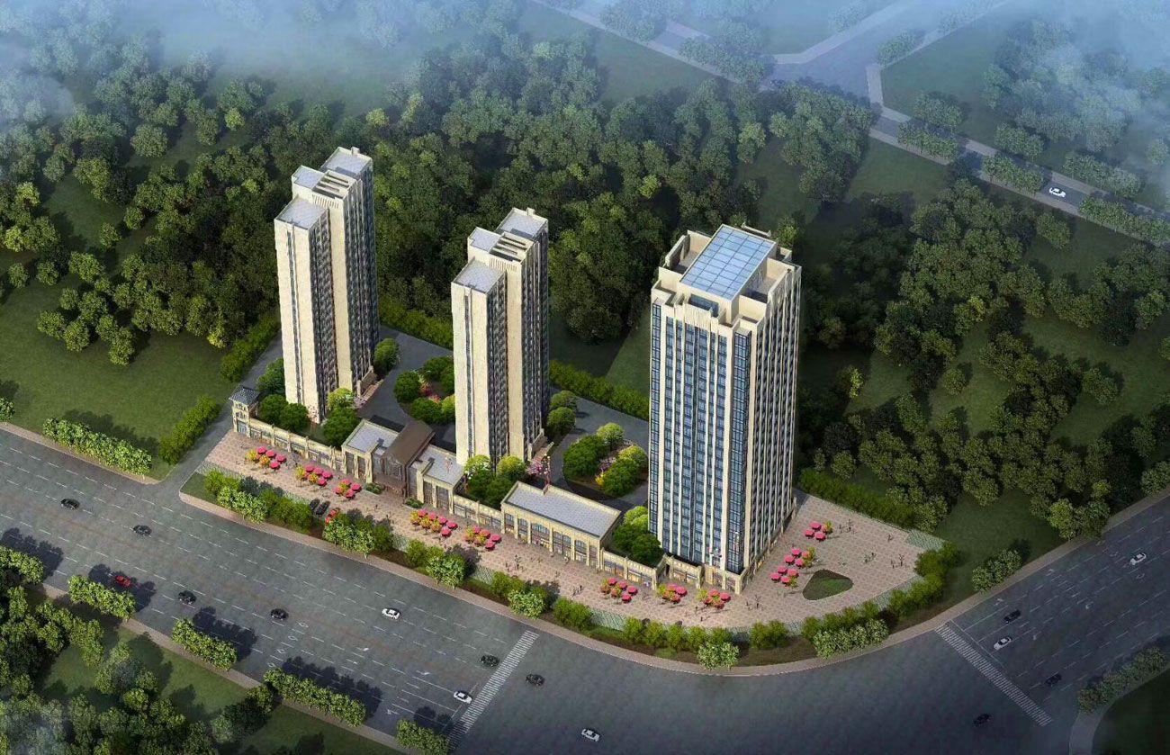 华鹏国际项目位于常德大道与柳叶大道交汇处