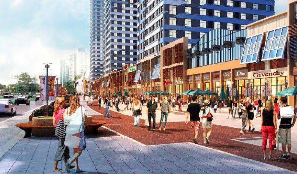 华鹏国际项目位于常德大道与柳叶大道交汇处