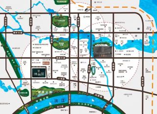 常德武陵区华政紫樾台为您提供该项目区位图欣赏