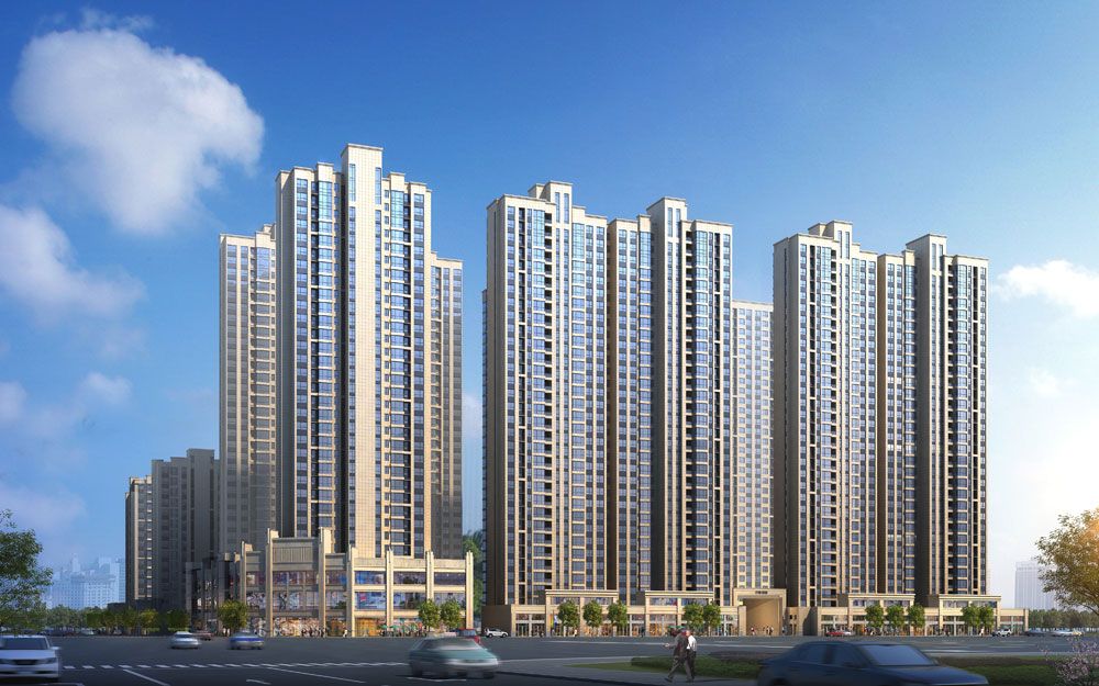 方圆绿都项目位于常德市长庚路与滨湖路交汇处