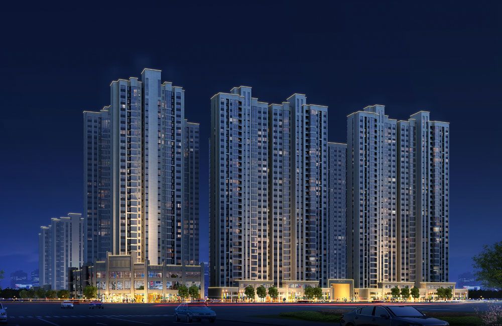 方圆绿都项目位于常德市长庚路与滨湖路交汇处