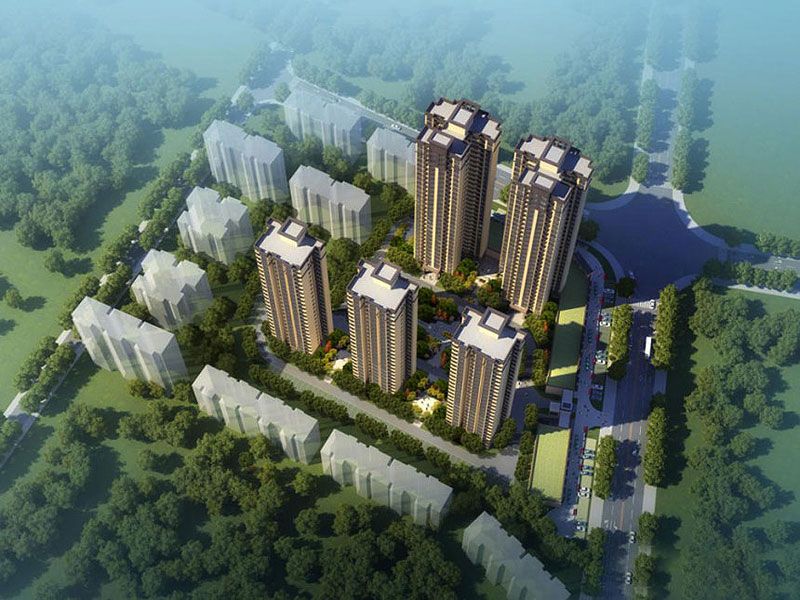 东城御府项目位于常德市武陵区唐家溶路与红旗路交汇处