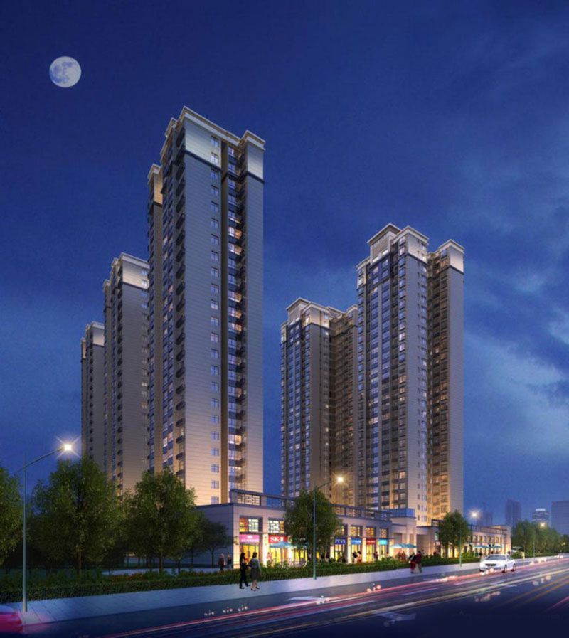 东城御府项目位于常德市武陵区唐家溶路与红旗路交汇处