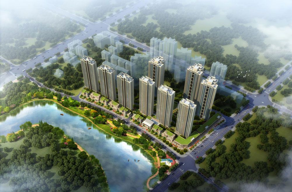 穿紫河壹号项目位于常德武陵区朝阳路与穿紫河交汇处