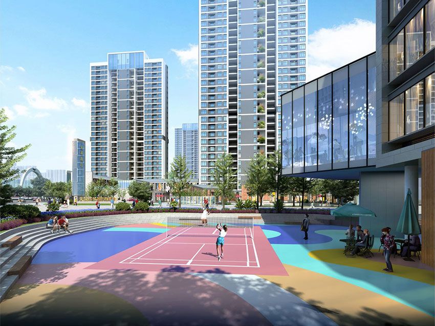 城投蓉国新坊项目位于武陵区长庚路与紫菱路交汇处西北角