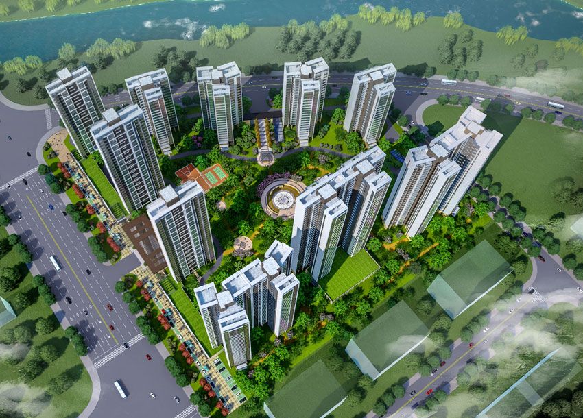 诚信丽景项目位于常德大道与桃花源路交汇处往南200米紧邻新烟厂生活区