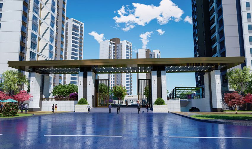 诚信丽景项目位于常德大道与桃花源路交汇处往南200米紧邻新烟厂生活区