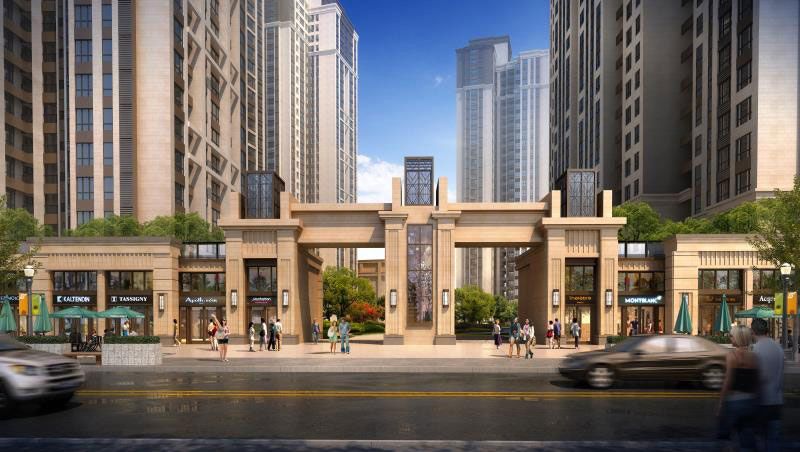 朝阳公馆项目位于武陵区洞庭大道与朝阳路交汇处西北角