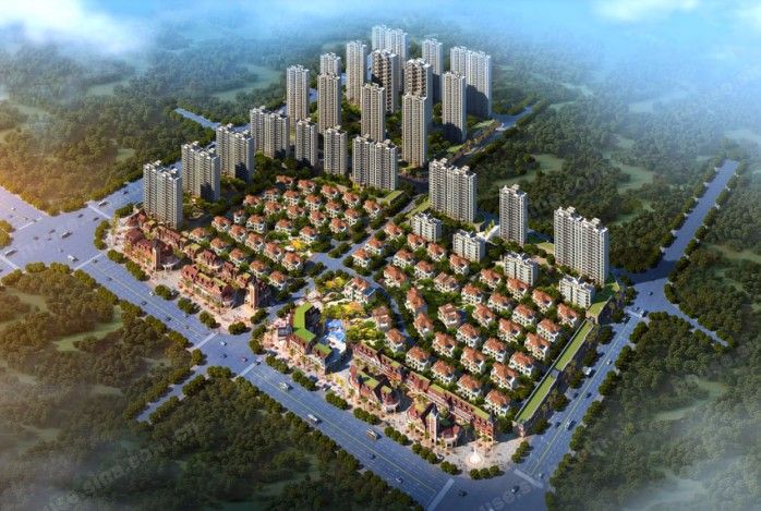 碧桂园项目位于常德市武陵区桃花源路与紫菱西路交汇处（东北角）