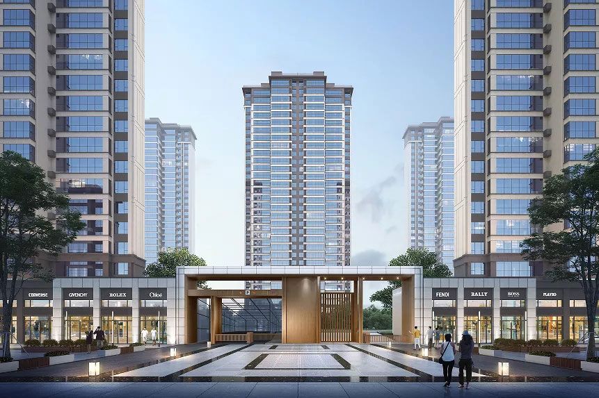 邦泰誉府项目位于常德武陵区老堤障路与稻香路交汇处西南角