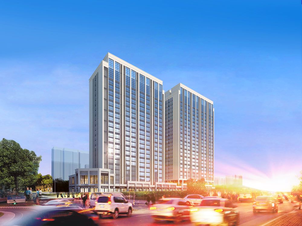 白马湖公馆项目位于常德武陵区龙港路与白马路交汇处西南角