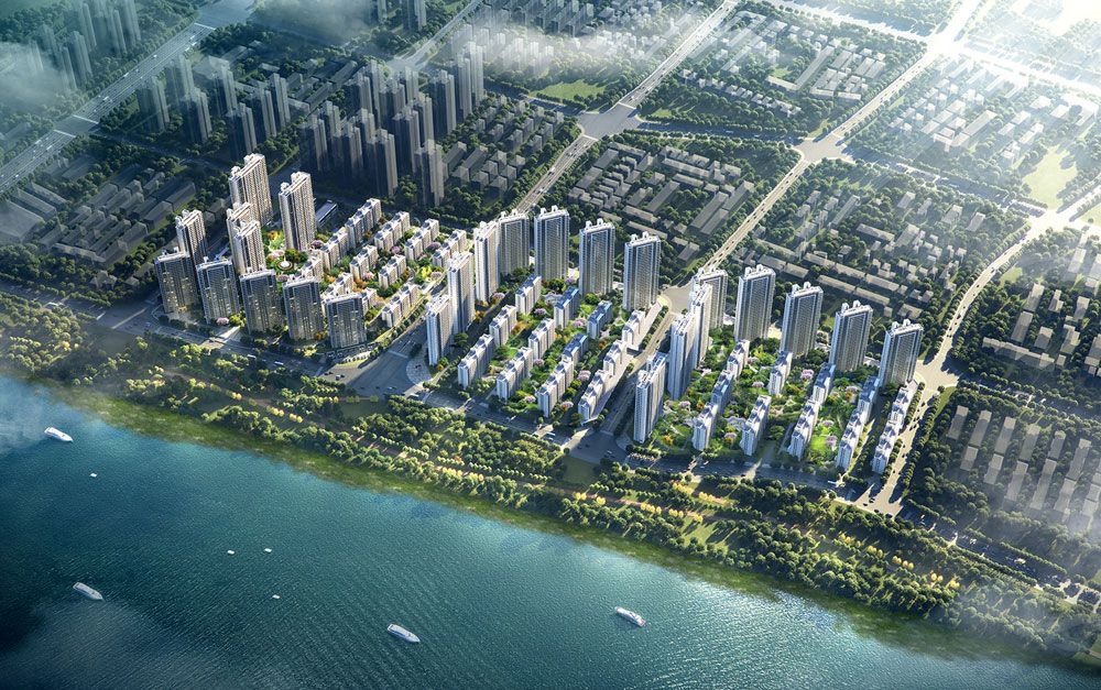 吾悦和府项目位于常德市鼎城区滨江大道与永丰路交汇处