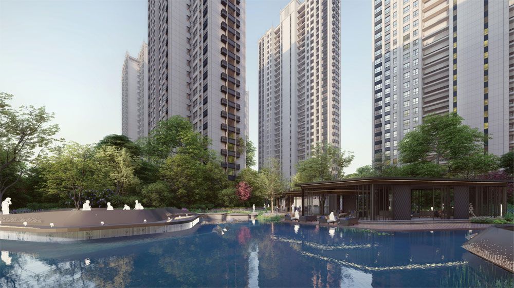 南金城九期项目位于常德鼎城区桃花源路与和尚湖路交汇处