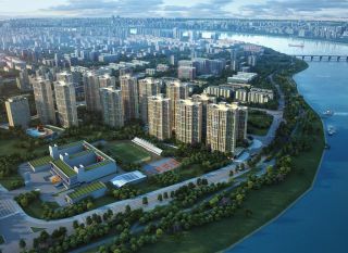 常德鼎城区江南滨江府为您提供该项目实景图欣赏