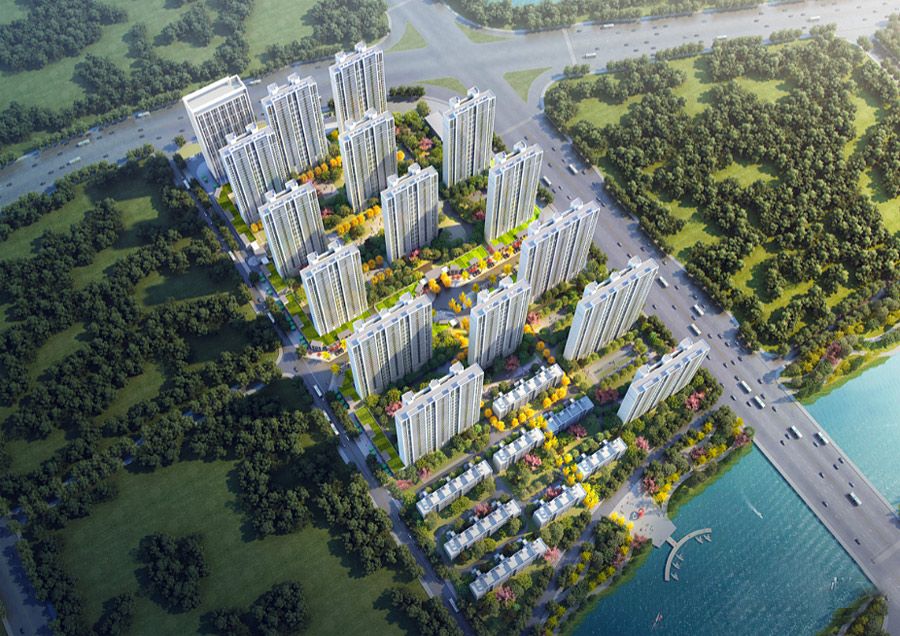 文澜府项目位于常德大道与金丹路交汇处西南角