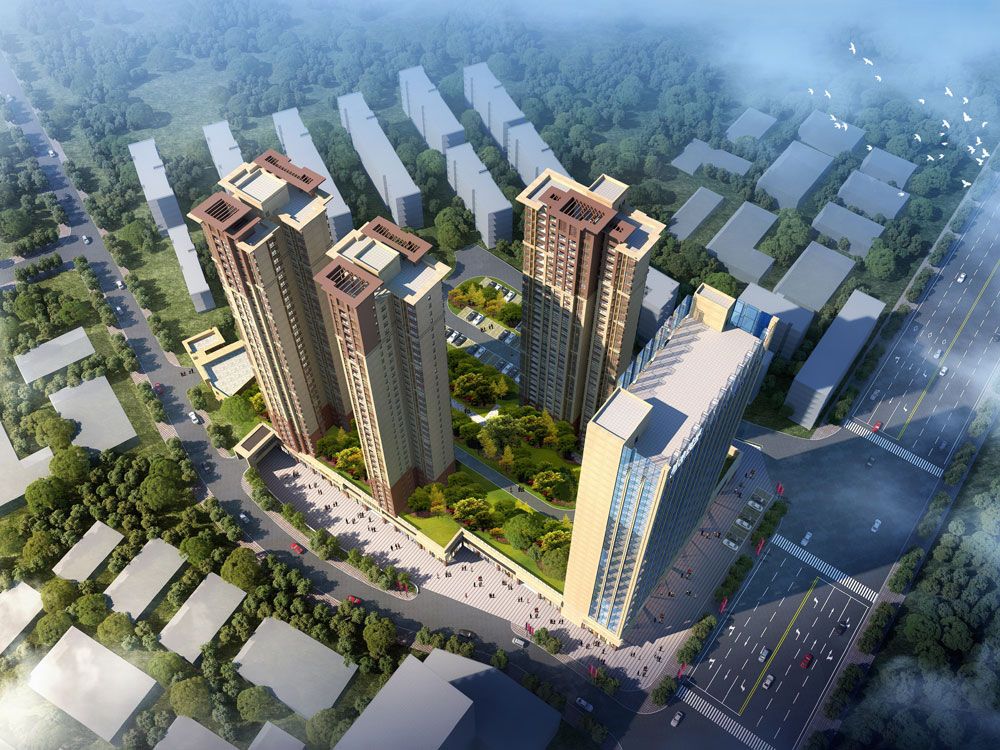 莲池新城项目位于经开区德山大道与莲花街交汇处（玫瑰大酒店旁）