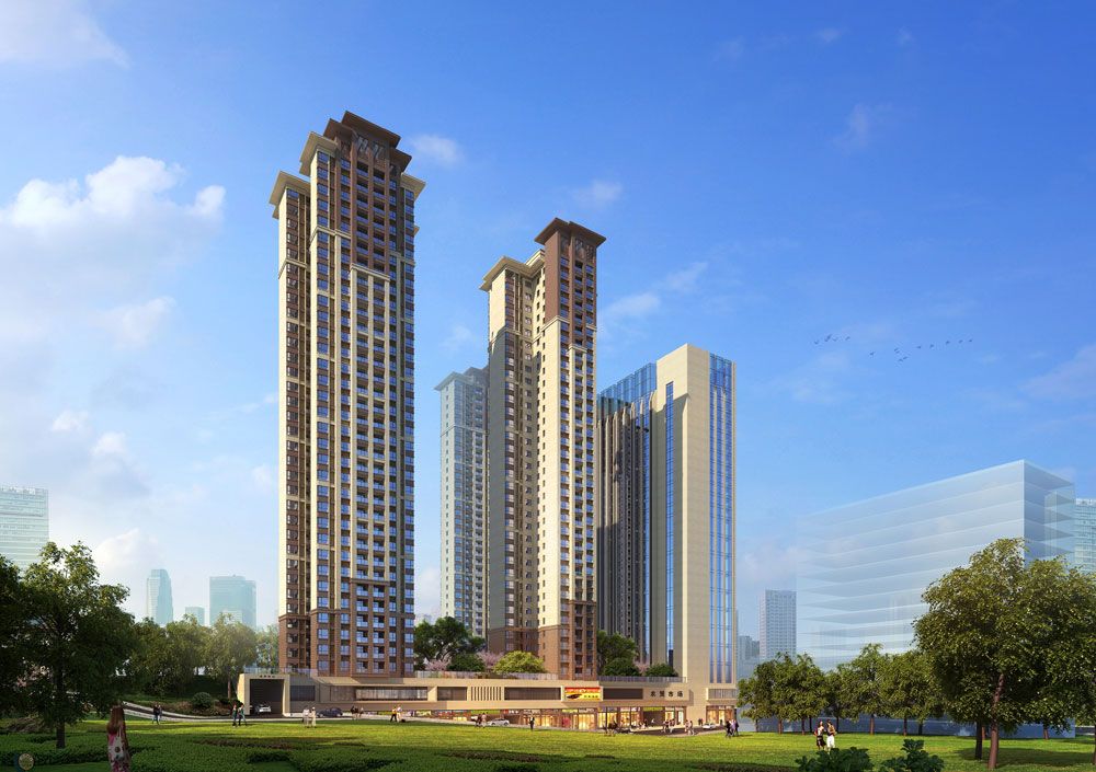 莲池新城项目位于经开区德山大道与莲花街交汇处（玫瑰大酒店旁）