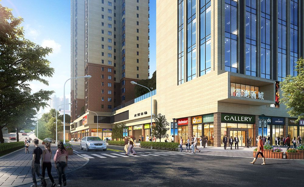 莲池新城项目位于经开区德山大道与莲花街交汇处（玫瑰大酒店旁）