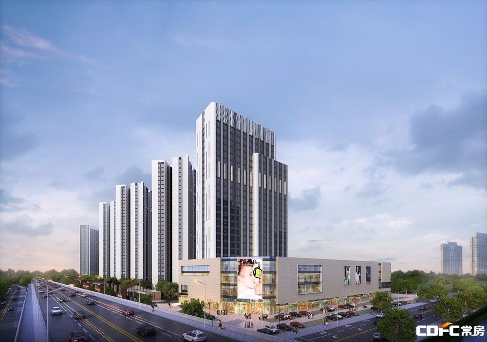 滨江中心城项目位于常德市沅水二桥西望江路与仰止路交汇处