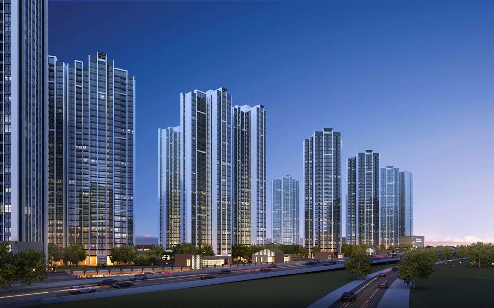 滨江中心城项目位于常德市沅水二桥西望江路与仰止路交汇处