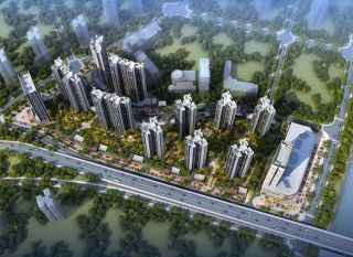 常德经开区滨江中心城为您提供该项目实景图欣赏