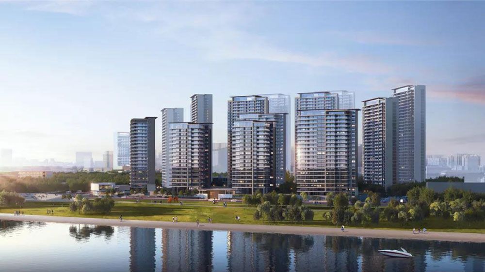 中铁银城江月项目位于资阳区资江东路与永丰南路交会处（益阳古城南侧）