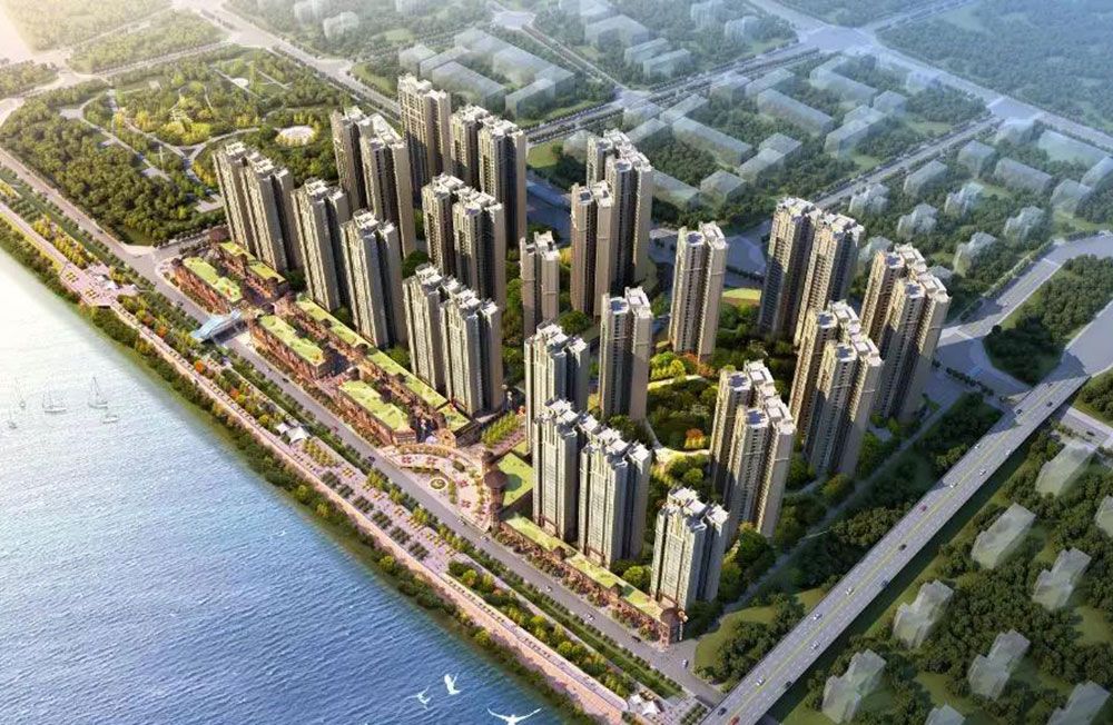 大汉资江城三期项目位于资阳区沿江风光带关公像往东200米