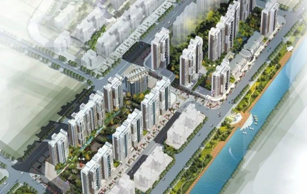 领秀资江项目位于益阳市资阳区沿江风光带北侧
