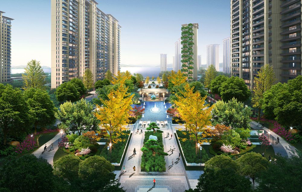 公园世家项目位于沅江蓼叶湖公园北侧