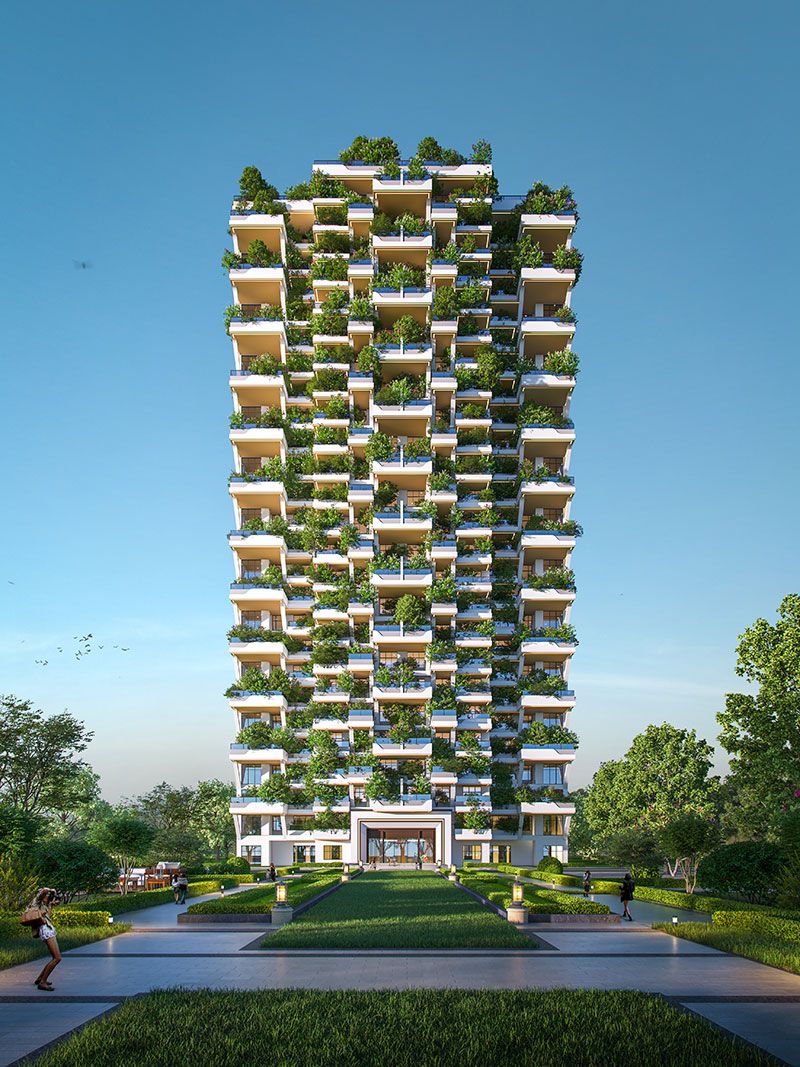 城市森林花园项目位于桔城大道与青年路交汇处